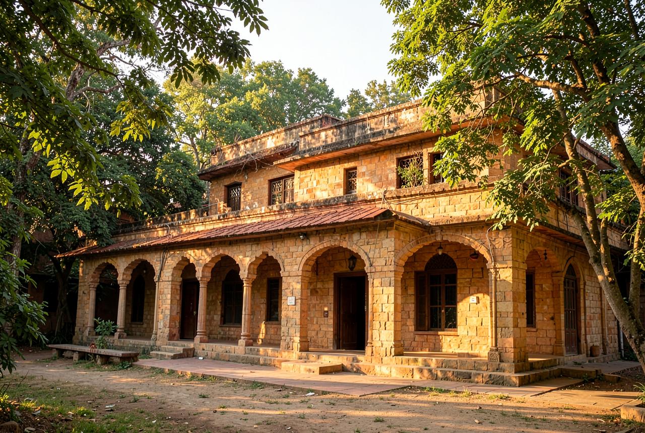 The Vishwa Wellness Vedic ashram at Shivpuri